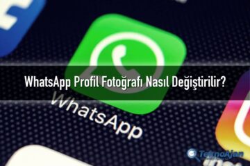 whatsapp profil fotoğrafı değiştirme