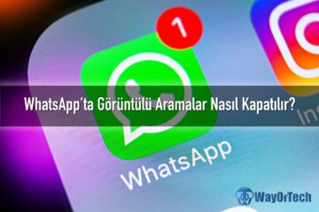 WhatsApp görüntülü arama kapatma