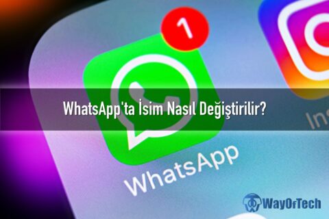 WhatsApp isim değiştirme